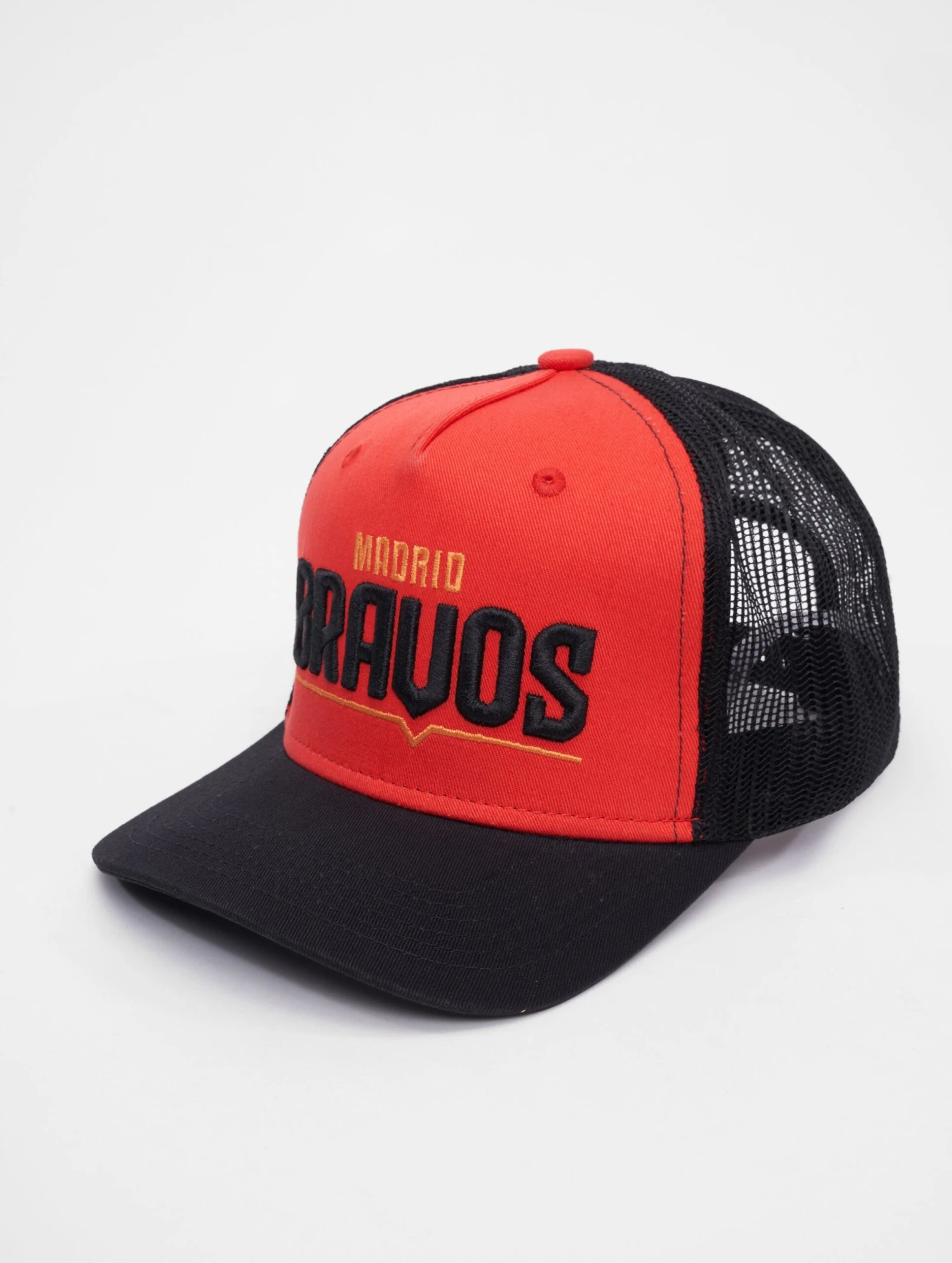 Madrid Bravos Trucker Cap 2024 Design 2 3 Madrid Bravos Trucker Cap 2024 Design 2