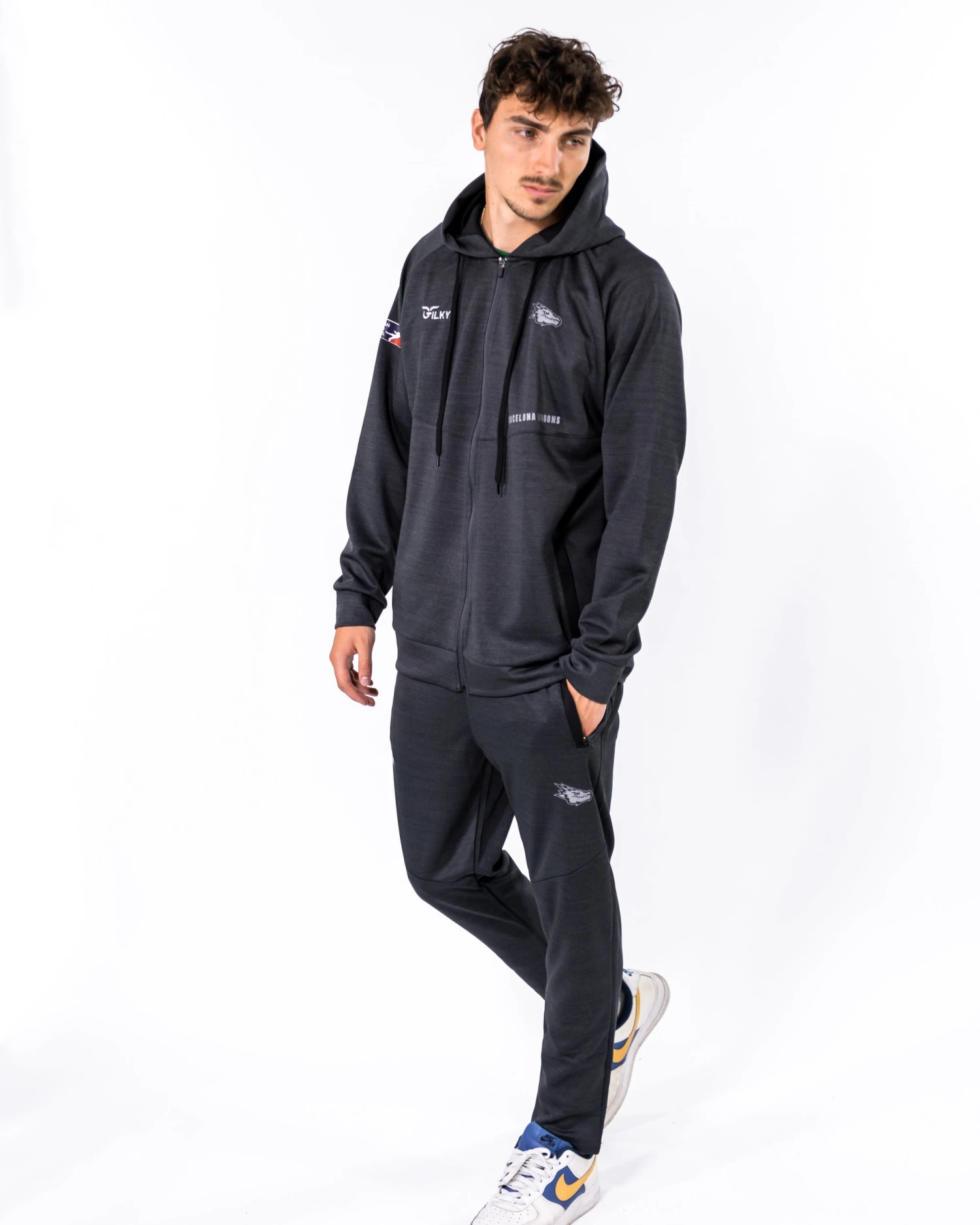 Barcelona Dragons On-Field Performance Trainer Jacket 4 Barcelona Dragons On-Field Performance Trainer Jacket - Image 2