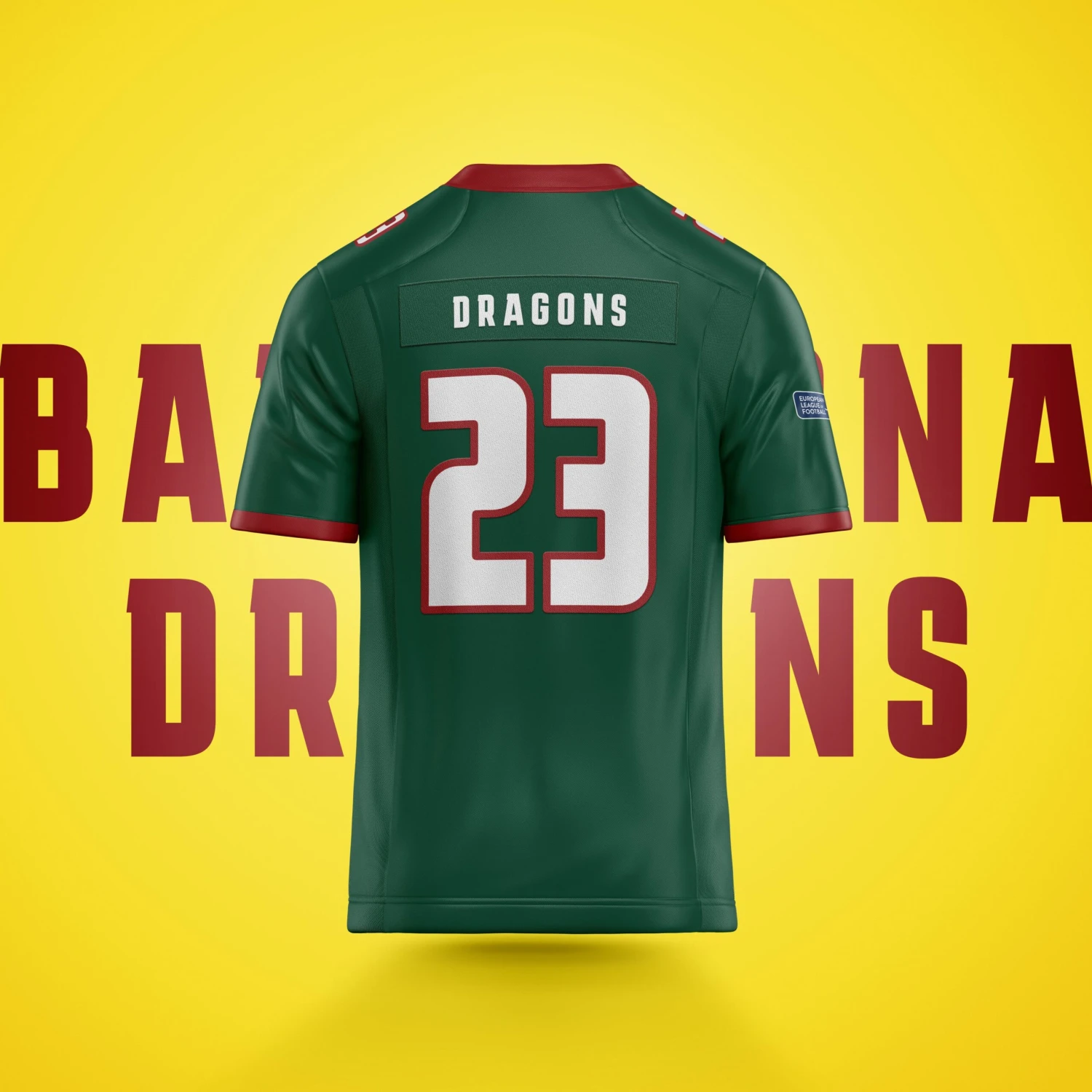 Barcelona Dragons Authentic Game Jersey 4 Barcelona Dragons Authentic Game Jersey - Image 2
