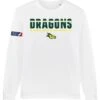 Barcelona Dragons Sideline Longsleeve 2022 -Football Gear Shop BD LS M4 white