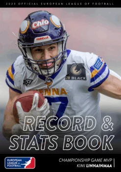 2023 Official European League Of Football Record & Stats E-Book