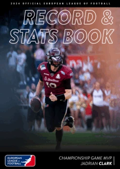 2024 Official European League Of Football Record & Stats E-Book