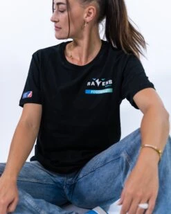 Munich Ravens Essential T-Shirt -Football Gear Shop Black Essential MUC T Shirt 4 min