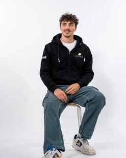 Frankfurt Galaxy Territory Zipper -Football Gear Shop Black FGY Territory Zipper 3 min