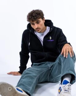 Vienna Vikings Territory Zipper 9 Vienna Vikings Territory Zipper -Football Gear Shop Black Territory VIK Zipper 3 min