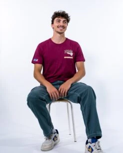 Rhein Fire Essential T-Shirt 9 Rhein Fire Essential T-Shirt -Football Gear Shop Burgundy Essential RHF T Shirt min