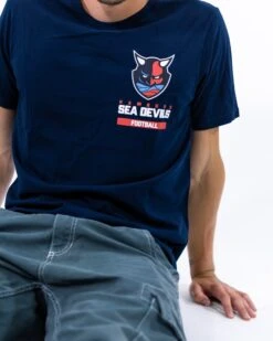 Hamburg Sea Devils Essential T-Shirt -Football Gear Shop Essential HSD Navy T Shirt 4 min