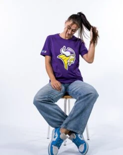 Vienna Vikings Iconic T-Shirt -Football Gear Shop Iconic Purple T Shirt VIK 3 min