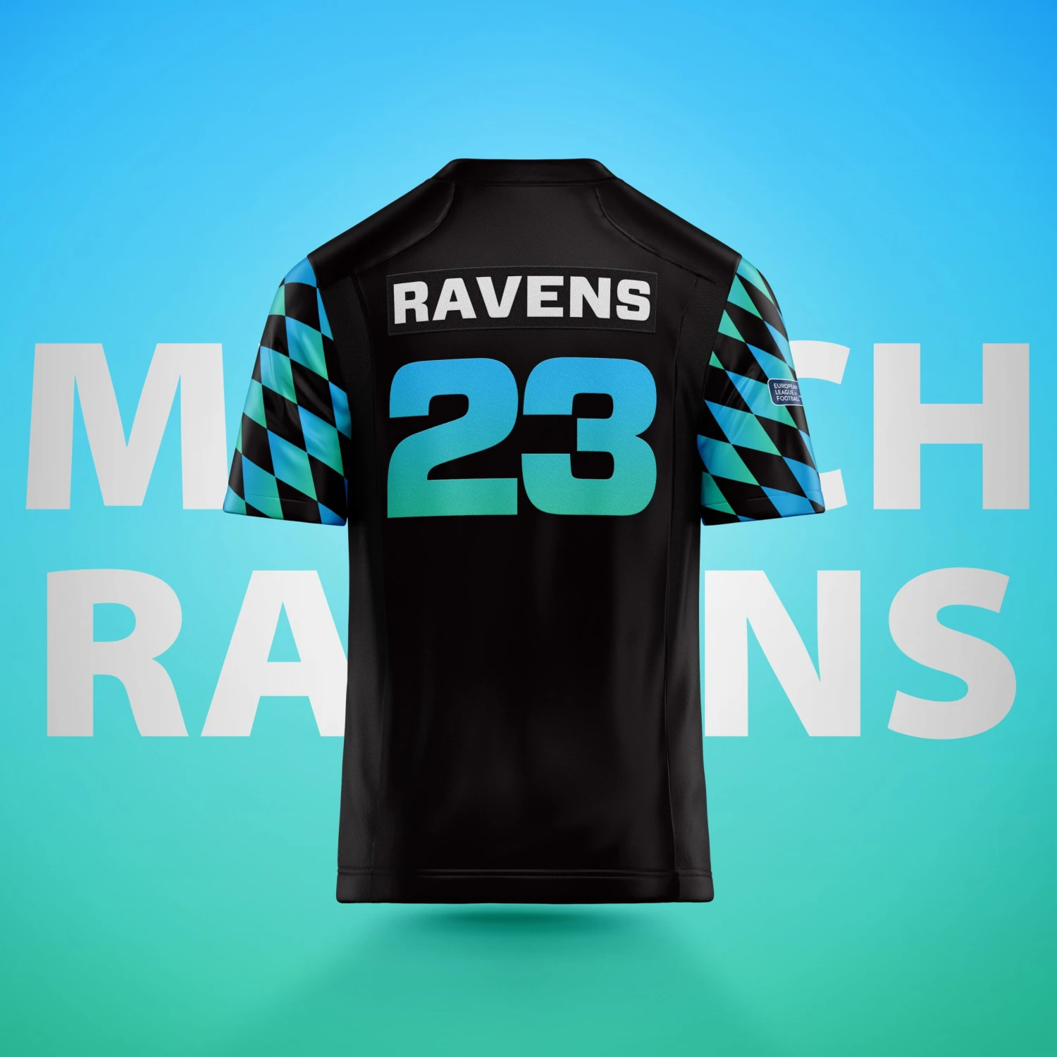 Munich Ravens Authentic Game Jersey 4 Munich Ravens Authentic Game Jersey - Image 2