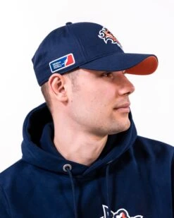 Prague Lions Basecap -Football Gear Shop Merchandise 2023 4067817000100 Blue Chris Men OneSize PRG Side