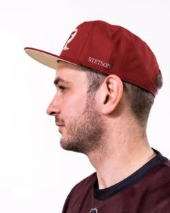 Rhein Fire Snapback Cap -Football Gear Shop Merchandise 2023 Aron Burgundy Men OneSize RHF Side Snapback