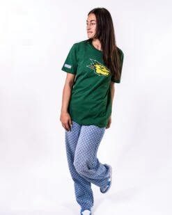 Barcelona Dragons Iconic T-Shirt 7 Barcelona Dragons Iconic T-Shirt -Football Gear Shop Merchandise 2023 BDR Eleni FullBody Green Logo T Shirt Women