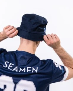 Milano Seamen Bucket Hat -Football Gear Shop Merchandise 2023 Back Blue 4067817000476 Chris Men MIL OneSize