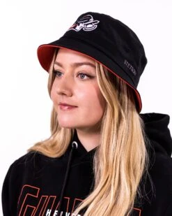 Helvetic Guards Bucket Hat -Football Gear Shop Merchandise 2023 Black BucketHat Fiona HVG OneSize Side Women