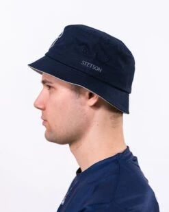 Milano Seamen Bucket Hat -Football Gear Shop Merchandise 2023 Blue 4067817000476 Chris Men MIL OneSize Side Stetson