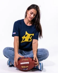 Fehervar Enthroners Iconic T-Shirt 9 Fehervar Enthroners Iconic T-Shirt -Football Gear Shop Merchandise 2023 Blue Eleni ENT FullBody Logo T Shirt Women