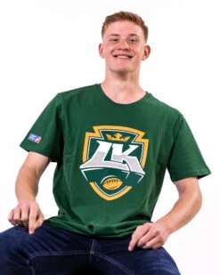 Leipzig Kings Iconic T-Shirt 9 Leipzig Kings Iconic T-Shirt -Football Gear Shop Merchandise 2023 FullBody Green LKG Logo Marcel Men T Shirt