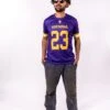 Vienna Vikings Fan Jersey 2 Vienna Vikings Fan Jersey -Football Gear Shop Merchandise 2023 FullBody Jersey Men Purple SizeL VIK Yannik