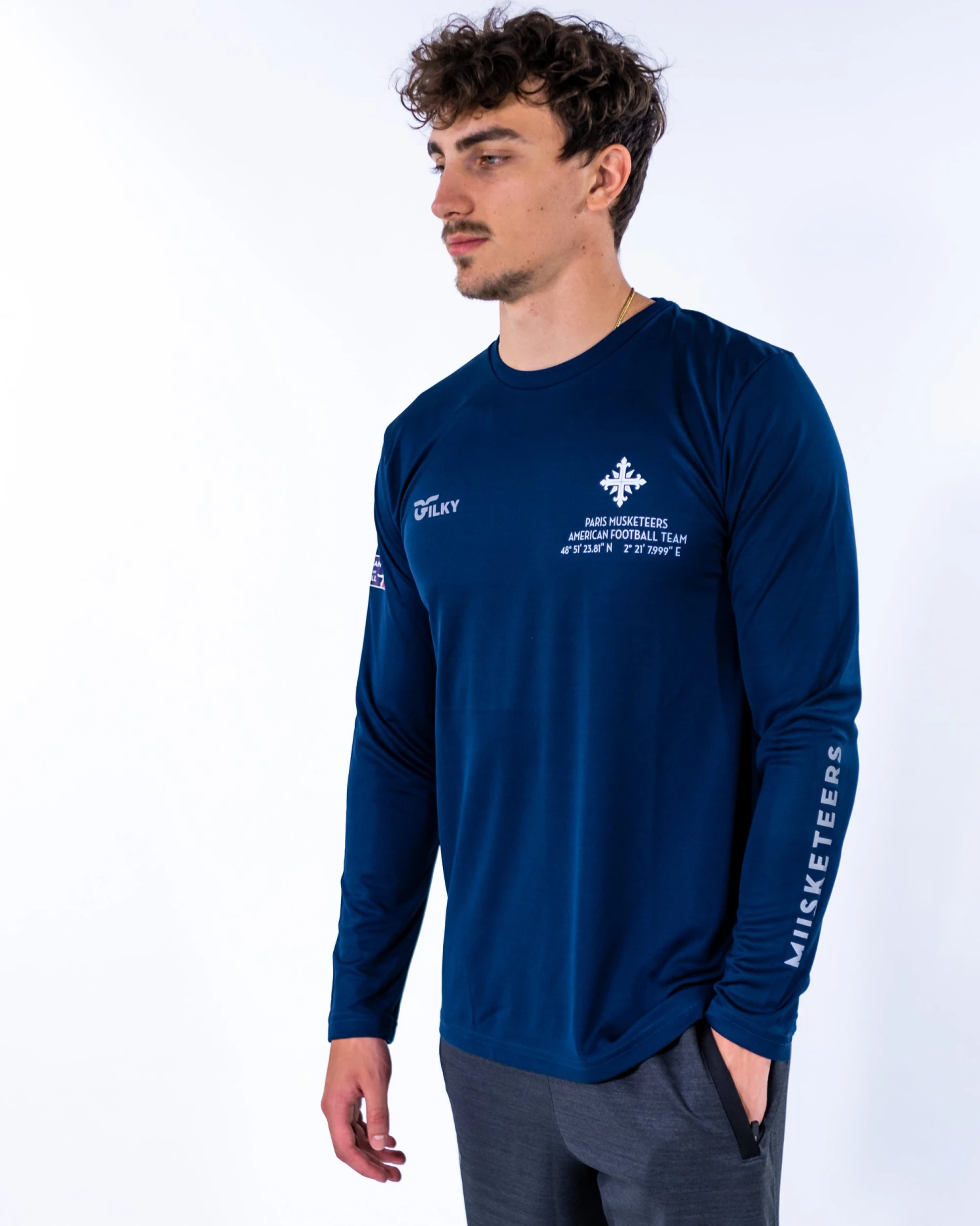 Paris Musketeers On-Field Performance Longsleeve 4 Paris Musketeers On-Field Performance Longsleeve - Image 2