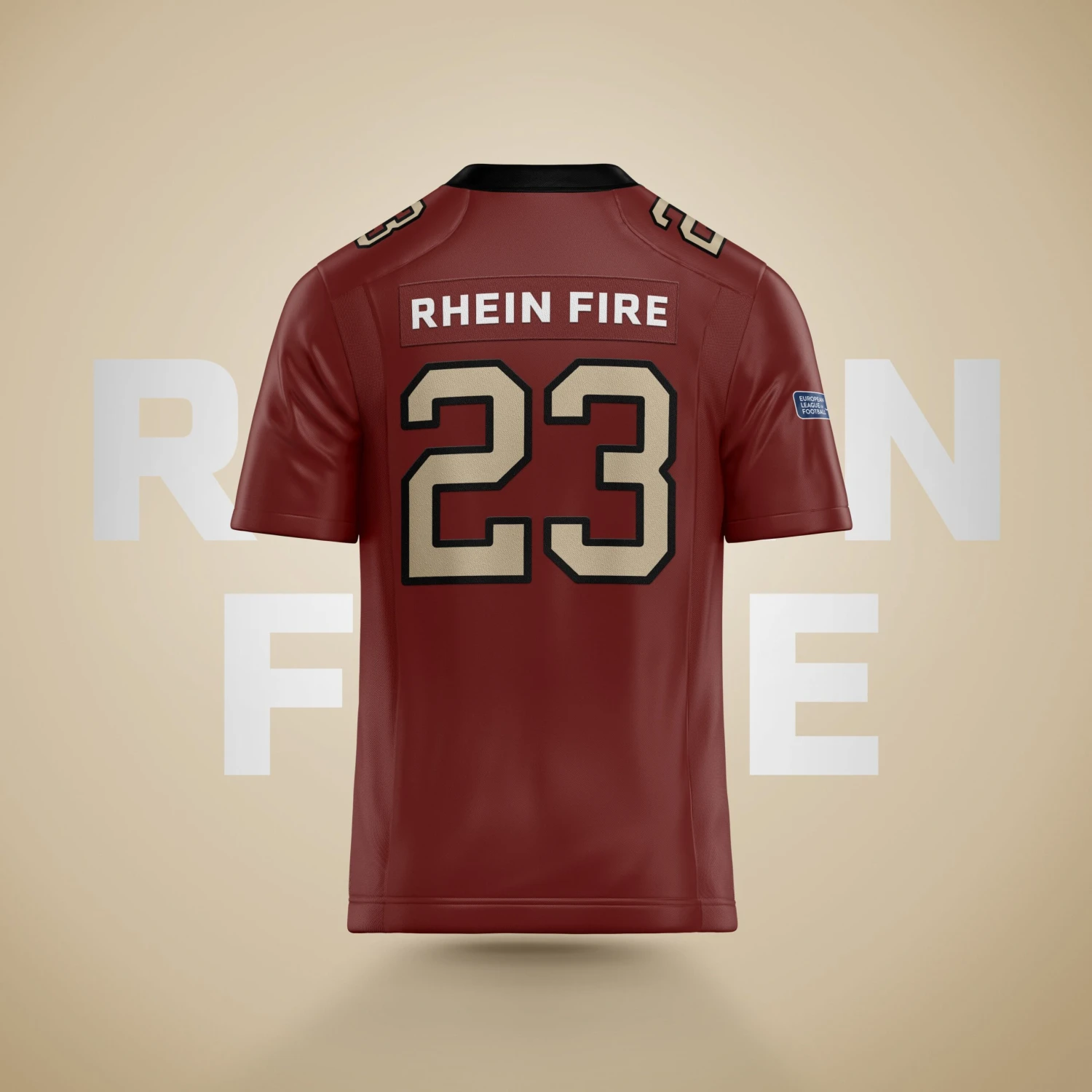Rhein Fire Authentic Game Jersey 4 Rhein Fire Authentic Game Jersey - Image 2