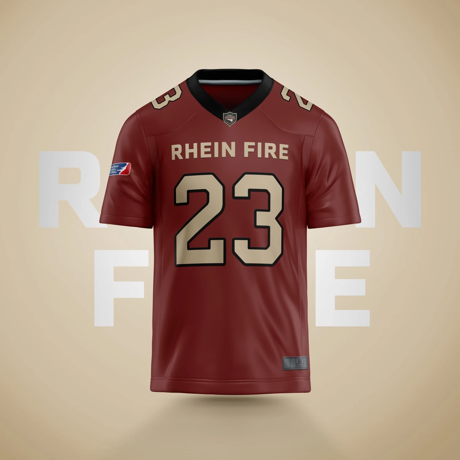 Rhein Fire Authentic Game Jersey 3 Rhein Fire Authentic Game Jersey