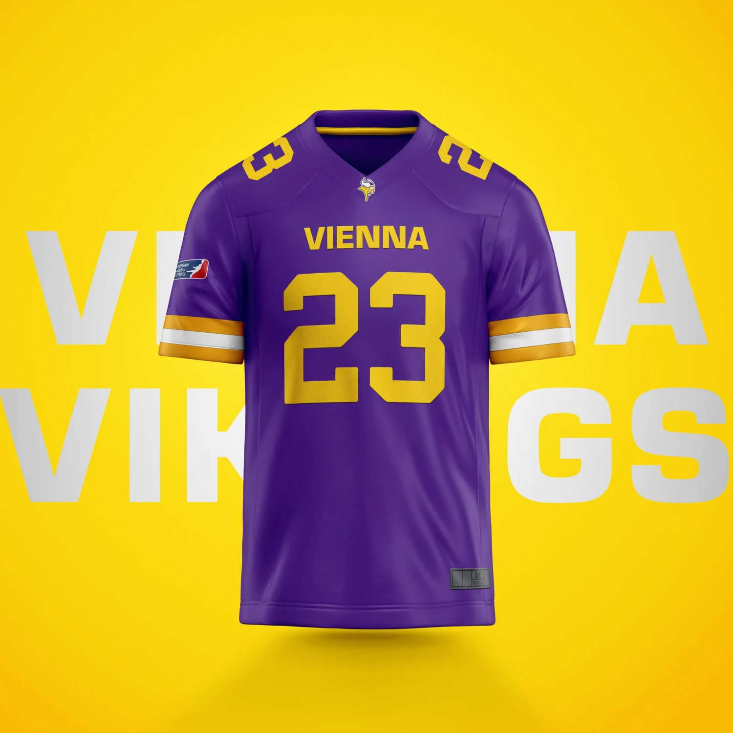 Vienna Vikings Authentic Game Jersey 3 Vienna Vikings Authentic Game Jersey